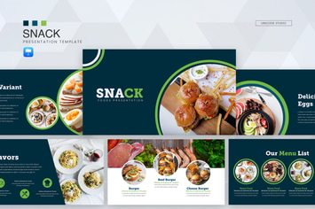 Snack - Food Keynote Template 