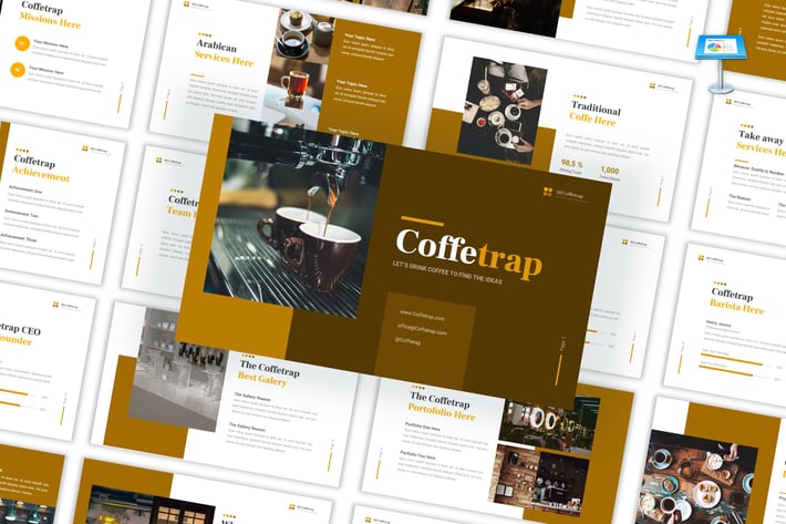 Coffetrap - Café Resto Keynote Template