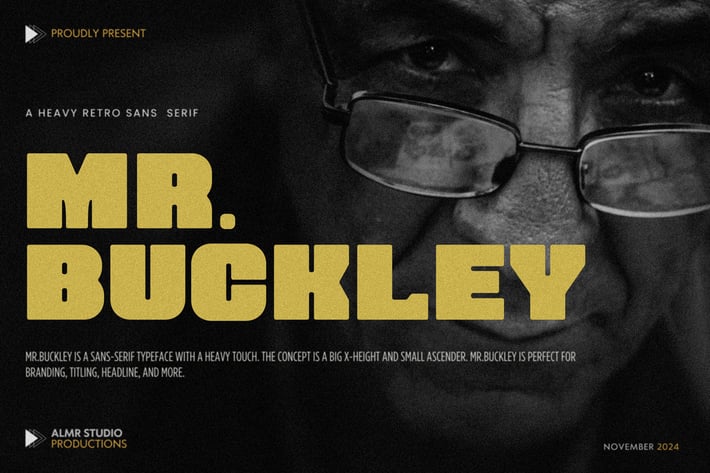 Mr.Buckley - Heavy retro sans