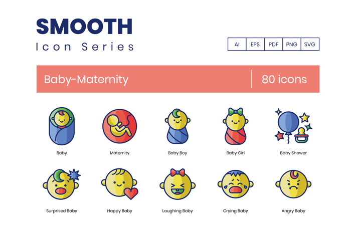 Baby-Maternity Icons