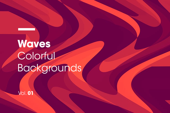 Waves | Colorful Backgrounds | Vol. 01