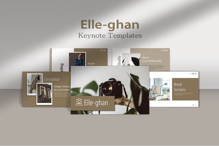 ELLE-GHAN - Photography Keynote Template