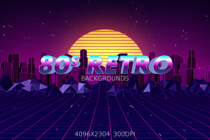80s Retro Backgrounds