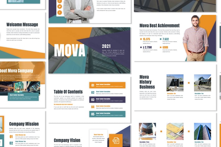 Mova - Business Template Prensentation