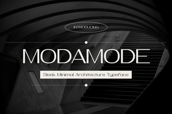 Modamode – Sleek Minimal Architecture Typeface