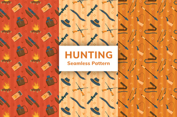 Hunting Seamless Pattern