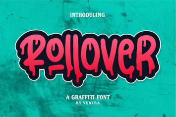 Rollower | A Graffiti Font