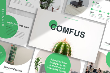 Comfus - Plants Keynote Template