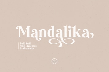 Mandalika - Modern Bold Serif