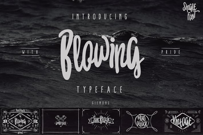 Blowing Typeface