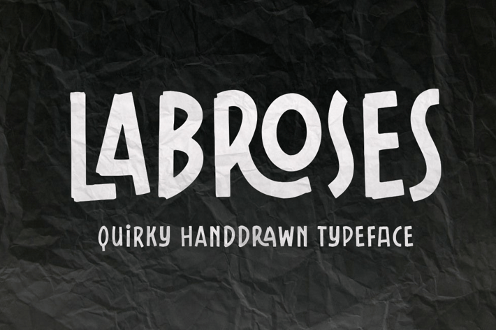 Labroses Handdrawn Typeface