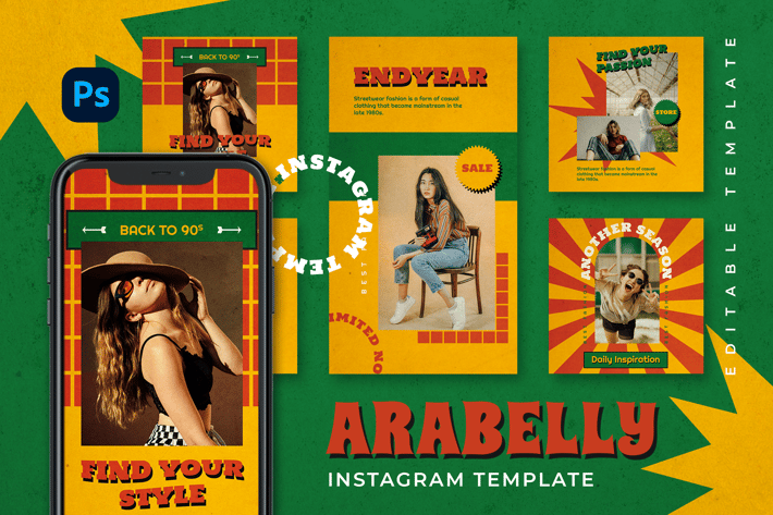 Arabelly - Retro Instagram Stories and Post