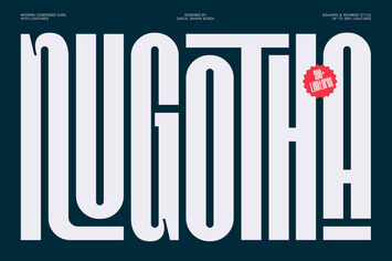 Nugotha - Modern Condensed Sans