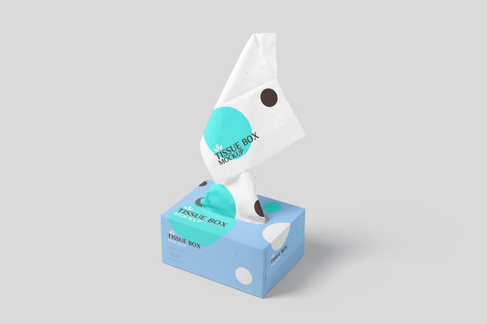 Tissue Paper Box Mockups
