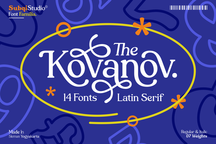 AMR Kovanov - Latin Serif Family