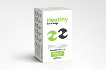 Paper Box Mock-Up Template