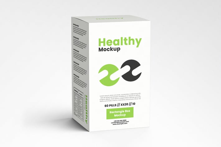 Paper Box Mock-Up Template