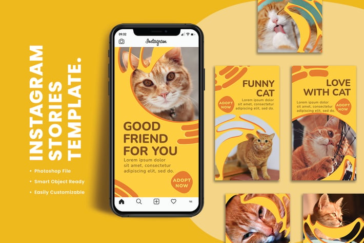 Puppy Instagram Stories Template
