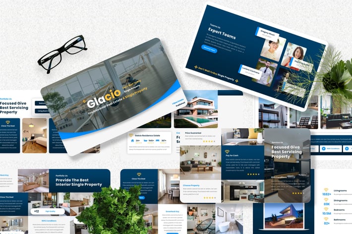Glacio - Real Estate Keynote Template