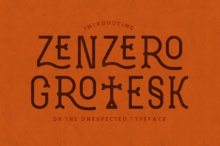 Zenzero Grotesk Typeface