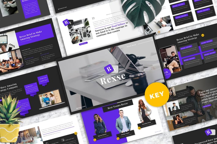 Rexse - Pitch Deck Keynote Template