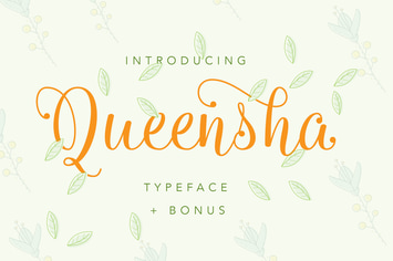 Queensha Typeface