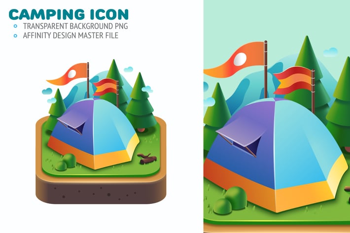 Camping Cute Graphic