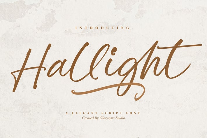 Hallight Elegant Script Font