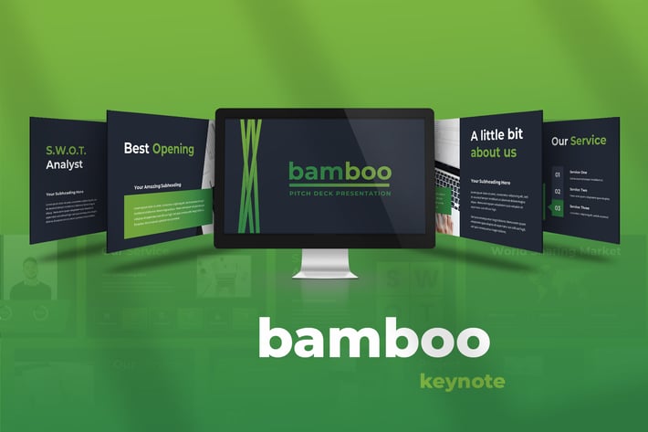 Bamboo - Pitch Deck Keynote Presentation