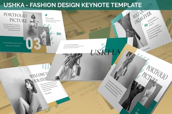 Ushka - Fashion Design Keynote Template