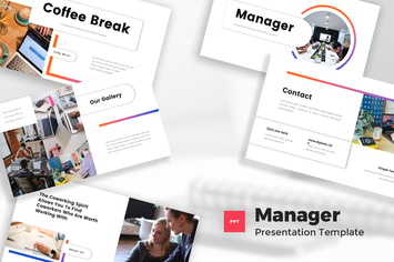 Co Working & Creative Space Powerpoint Template
