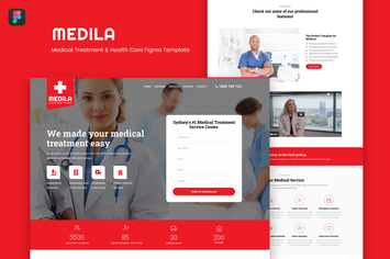 Medila - Medical & Health Care Figma Template