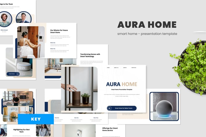 Aura Home - Smart Home Keynote Template