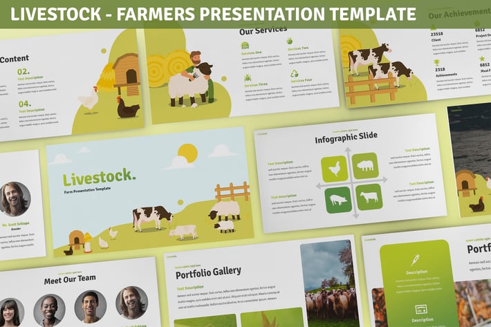 Livestock - Farmers Presentation Template