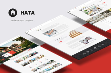 Hata — Real Estate PSD Template