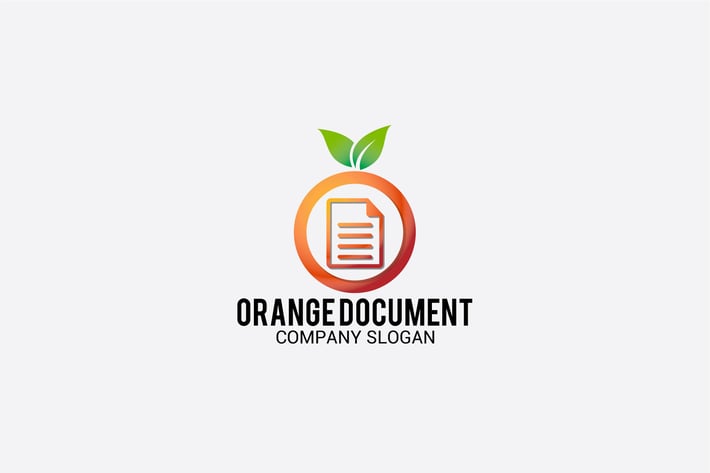 orange document