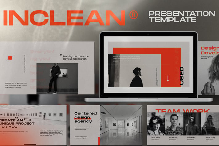 INCLEAN - Modern Design Urban Powerpoint 