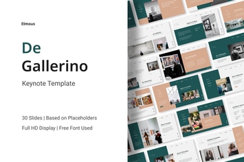 De Gallerino Keynote Presentation Template