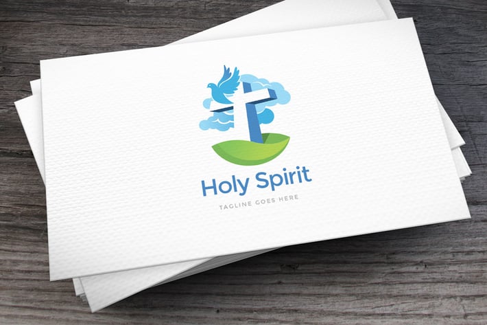 Holy Spirit Logo Template