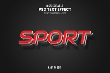 Sport - Sporty PSD Text Effect