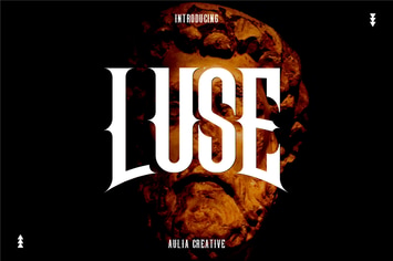 Luse - Display Retro vintage Font
