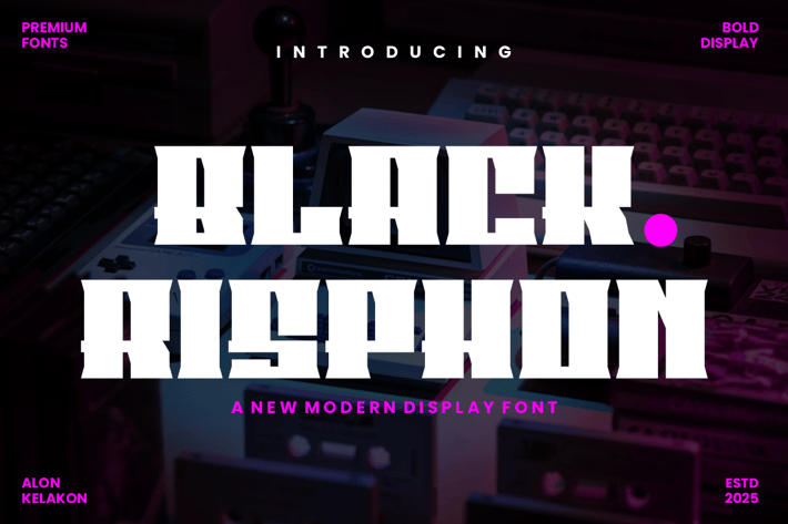 Black Risphon Font
