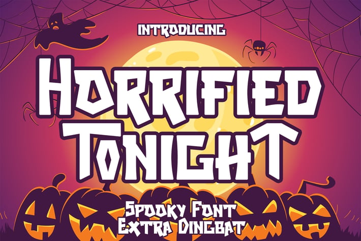 Horrified Tonight - Halloween Font
