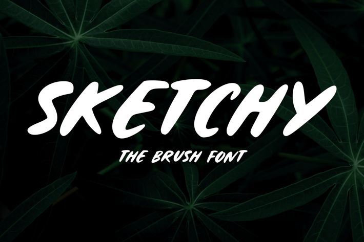 Sketchy - The Brush Font