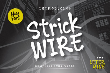 Strick Wire - Script Handwritten