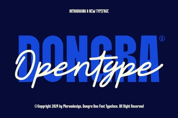 Dongra - Duo Font