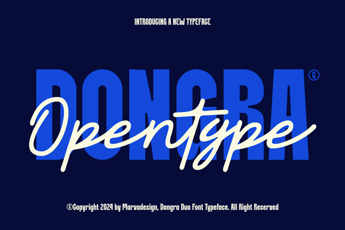 Dongra - Duo Font