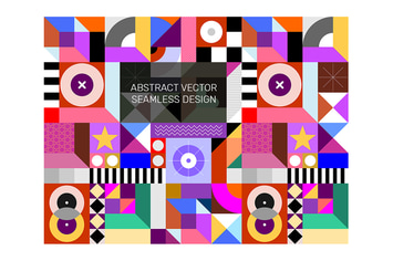 Abstract Seamless Geometric Design
