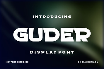 Guder - Display Font