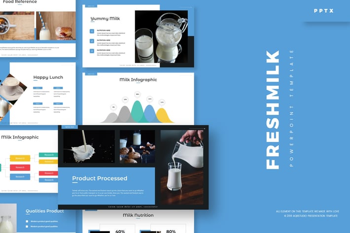 Freshmilk - Powerpoint Template
